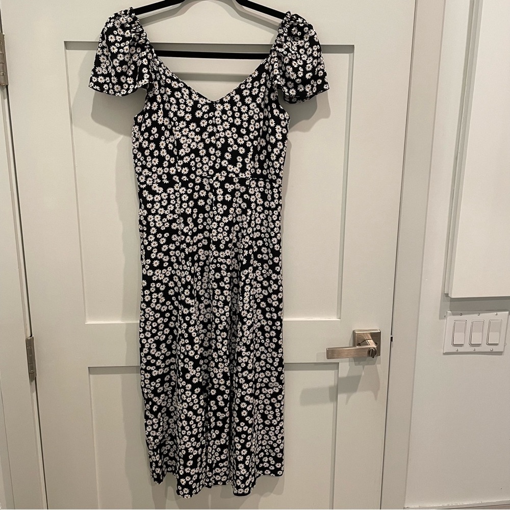 Sezane Alessia Daisy Print Dress